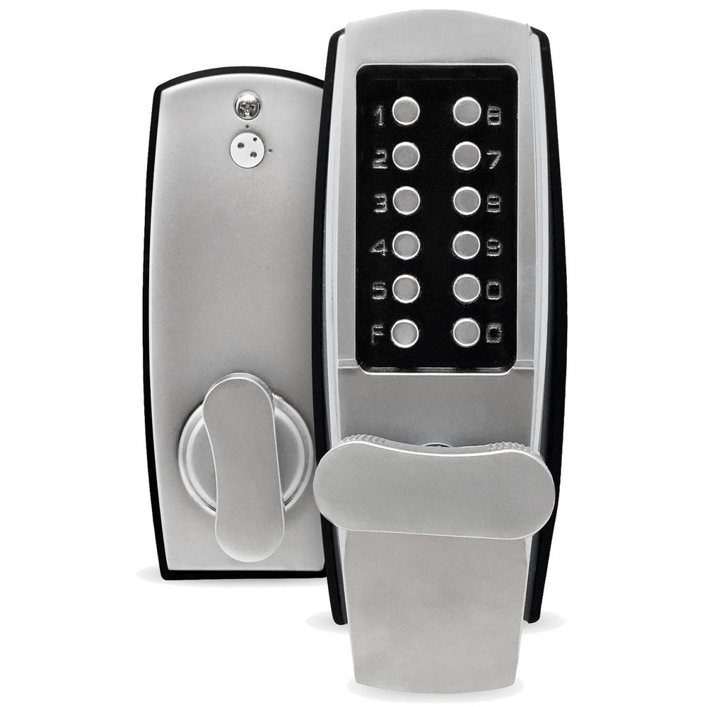 mechanical keypad deadbolt lock satin